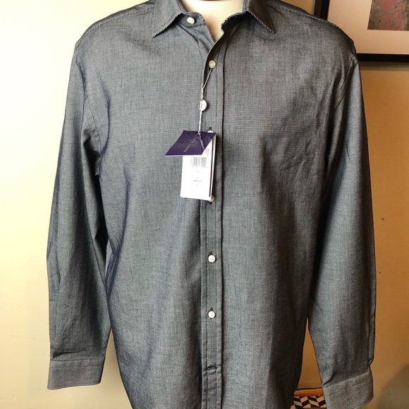 NWT, Ralph Lauren Purple Label Black & white shirt - Picture 2 of 7